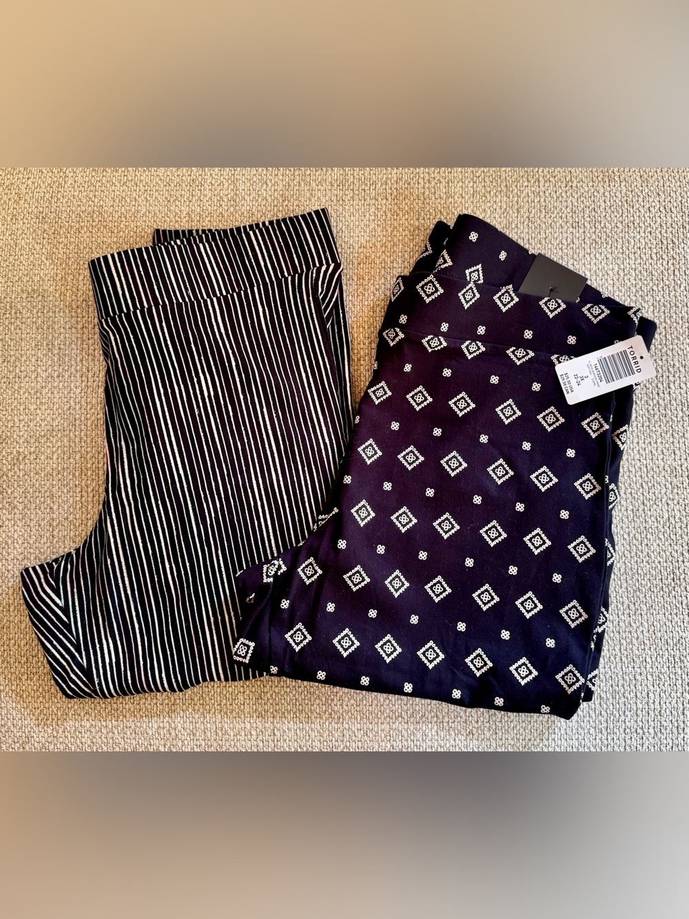 Bundle of 2 Pairs of Torrid Leggings- Size 3X - NWTs/NWOTs